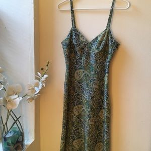 Paisley Slip Dress Sz 1/2